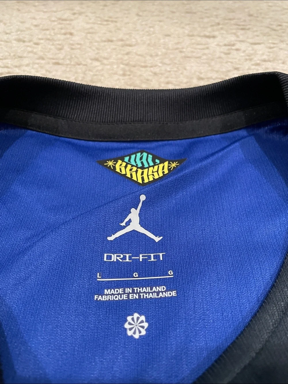 Nike Jordan Brazil Away Jersey 2026 men size L NWT
